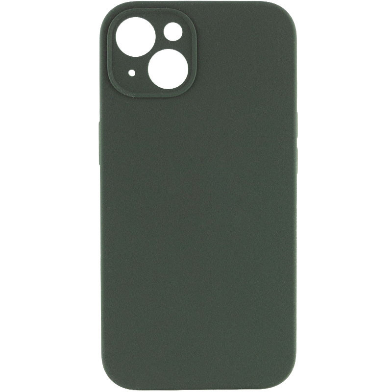 Чохол Silicone Case Full Camera Protective (AA) NO LOGO на Apple iPhone 15 (6.1") (Зелений / Cyprus Green)