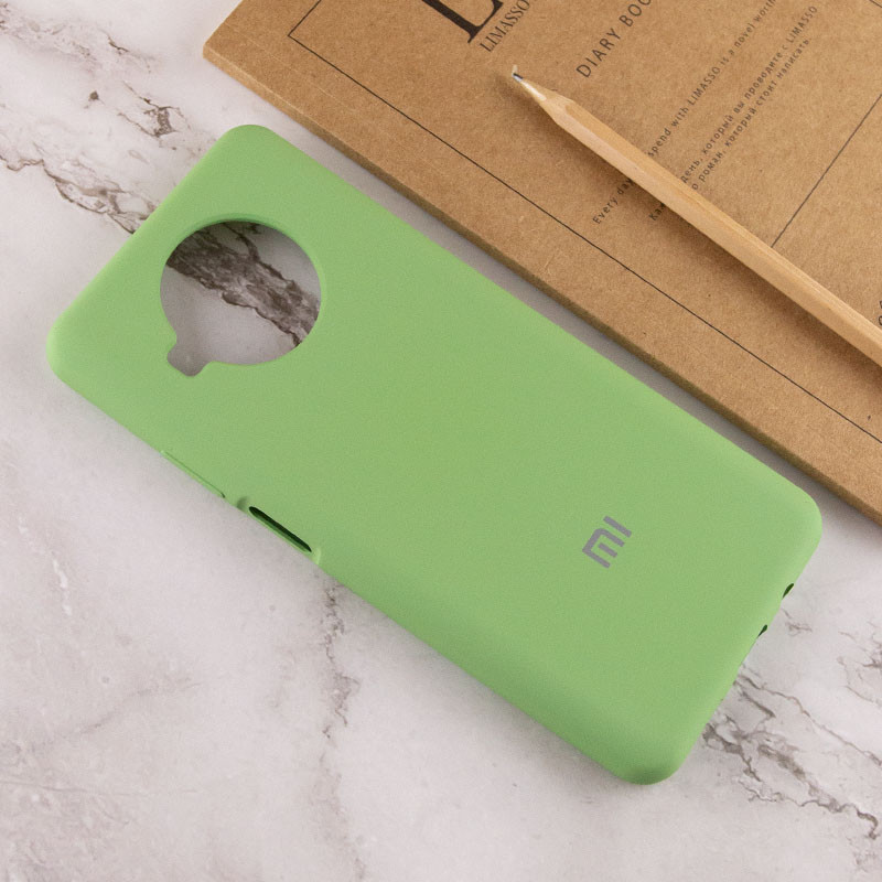 Купити Чохол Silicone Cover Full Protective (AA) на Xiaomi Mi 10T Lite / Redmi Note 9 Pro 5G (М'ятний / Mint) на vchehle.ua