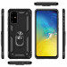 Фото Ударостійкий чохол Serge Ring for Magnet на Samsung Galaxy S20+ (Чорний) на vchehle.ua