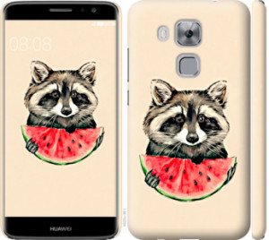 Чехол Енотик с арбузом для Huawei Nova Plus