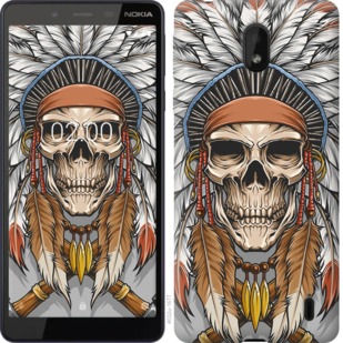 

Чехол Череп индейца для Nokia 1 Plus 763958