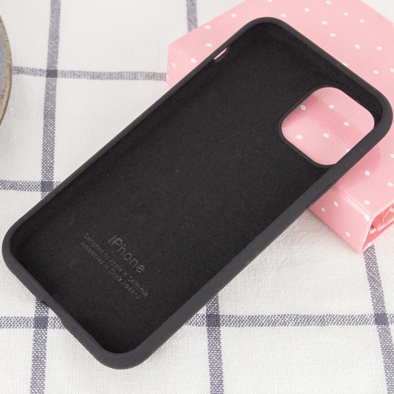 Фото Чехол Silicone Case Full Protective (AA) для Apple iPhone 11 (6.1") (Черный / Black) в магазине vchehle.ua