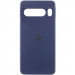 Чехол Silicone Cover Lakshmi Full Camera (AA) with logo для Google Pixel 8 Pro (Синий / Midnight blue)