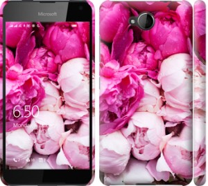 Чехол Розовые пионы для Nokia Lumia 650