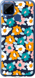 

Чехол Цветочный фон v3 для Realme C15 1434734