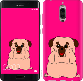 

Чехол Весёлый мопс для Huawei Mate 9 Pro 928635