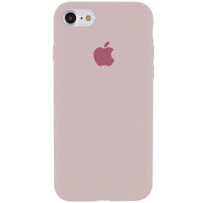 Чехол Silicone Case Full Protective (AA) для Apple iPhone 7 / 8 / SE (2020) (4.7") (Серый / Lavender)
