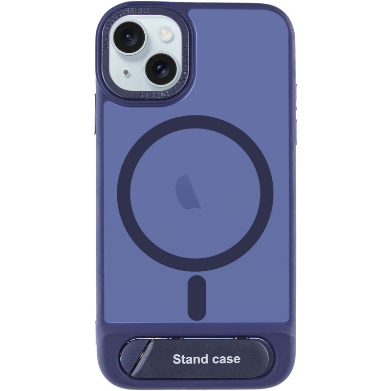 Фото TPU+PC чохол Stand case на Apple iPhone 13 / 14 (6.1") (Blue) на vchehle.ua
