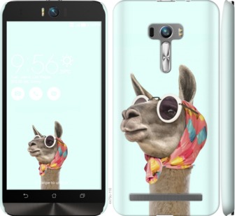 

Чехол Модная лама для Asus ZenFone Selfie ZD551KL 753468