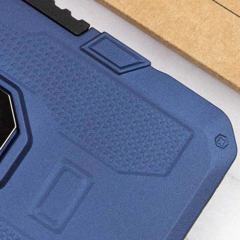 Ударопрочный чехол Military Ring для Xiaomi Poco X3 NFC / Poco X3 Pro (Синий) в магазине vchehle.ua
