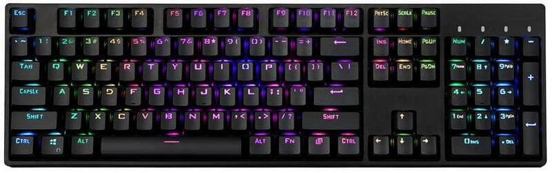 Фото Ігрова клавіатура 1stPlayer MK8 Titan Gateron Black Switch USB (Black) на vchehle.ua