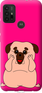 Чехол Весёлый мопс для Motorola Moto G30