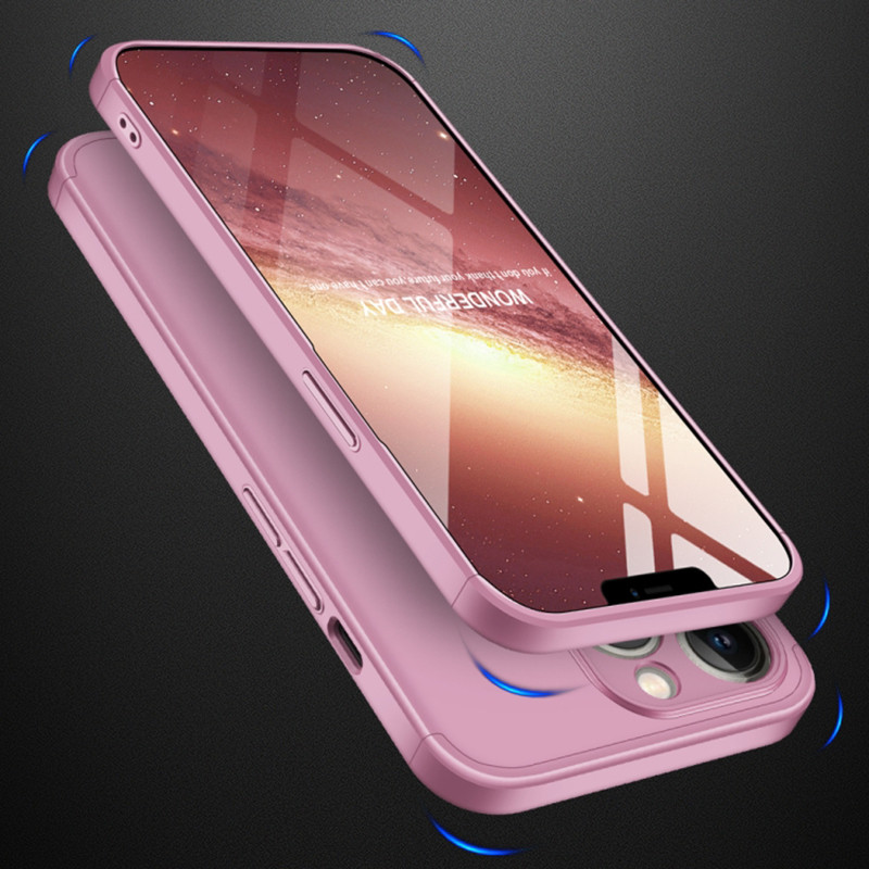 Пластиковая накладка GKK LikGus 360 градусов (opp) для Apple iPhone 13 Pro Max (6.7") (Розовый / Rose gold) в магазине vchehle.ua