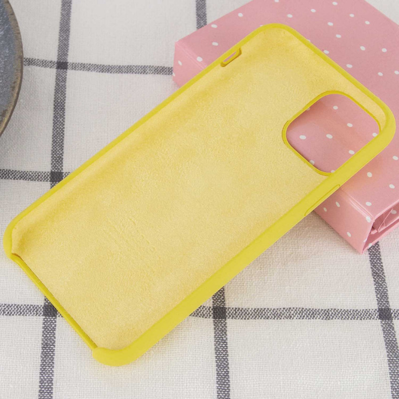 Фото Чехол Silicone Case (AA) для Apple iPhone 11 Pro (5.8") (Желтый / Yellow) в магазине vchehle.ua