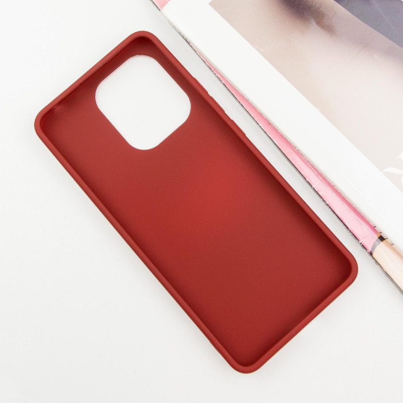 Фото TPU чехол Bonbon Metal Style для Xiaomi Redmi Note 13 4G (Красный / Red) на vchehle.ua