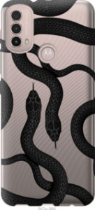 Чехол Змеи для Motorola E40