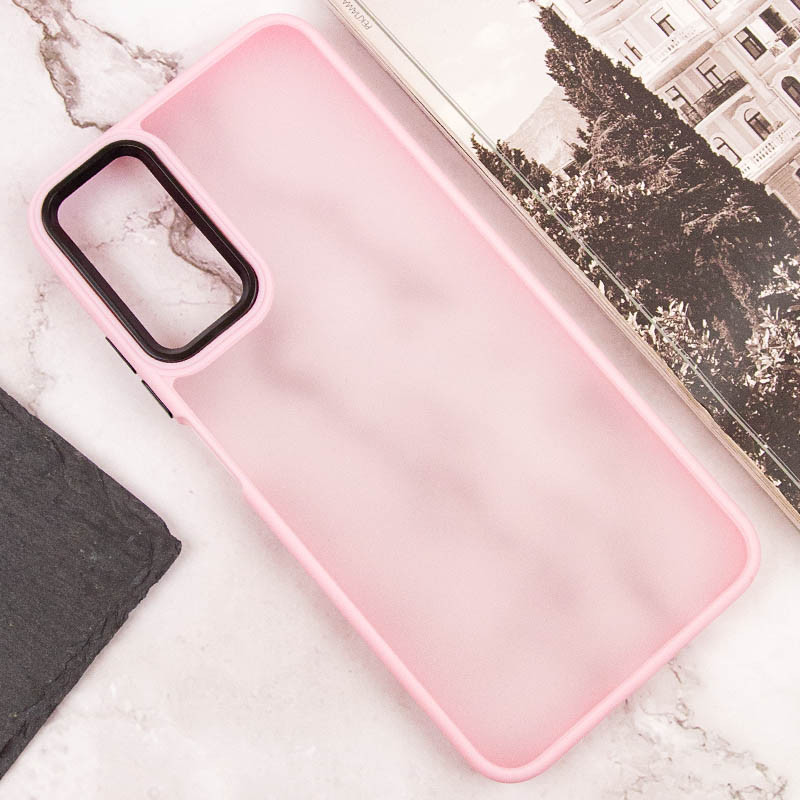 Чехол TPU+PC Lyon Frosted для Motorola Edge 50 Fusion / G85 (Pink) в магазине vchehle.ua