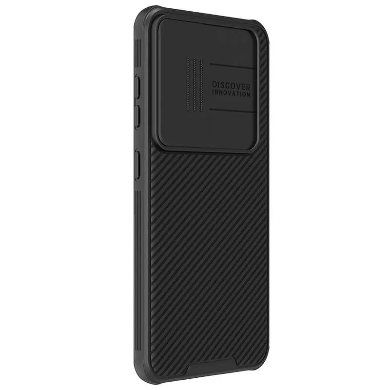 Фото Карбоновая накладка Nillkin CamShield Pro для Samsung Galaxy S24+ (Black) на vchehle.ua