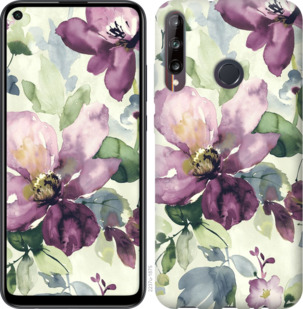

Чохол Квіти аквареллю для Huawei P40 Lite E 932561