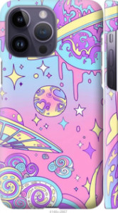 Чехол Розовая галактика для iPhone 14 Pro Max