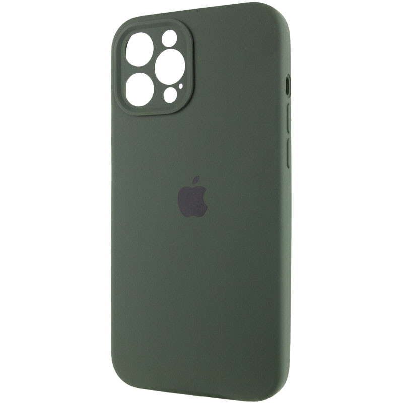 Фото Чехол Silicone Case Full Camera Protective (AA) для Apple iPhone 12 Pro (6.1") (Зеленый / Cyprus Green) в магазине vchehle.ua