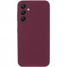 Фото Чехол Silicone Cover Lakshmi Full Camera (AAA) для Samsung Galaxy S24 FE (Бордовый / Plum) на vchehle.ua