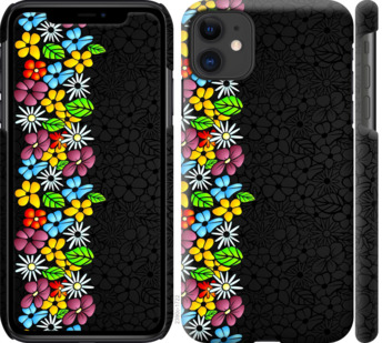 

Чехол цветочный орнамент для iPhone 11 780639