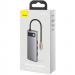 Купить Переходник HUB Baseus Metal Gleam Series 5-in-1 Type-C (CAHUB-CX) (Gray) на vchehle.ua