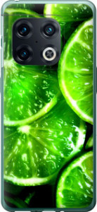 Чехол Зелёные дольки лимона для OnePlus 10 Pro