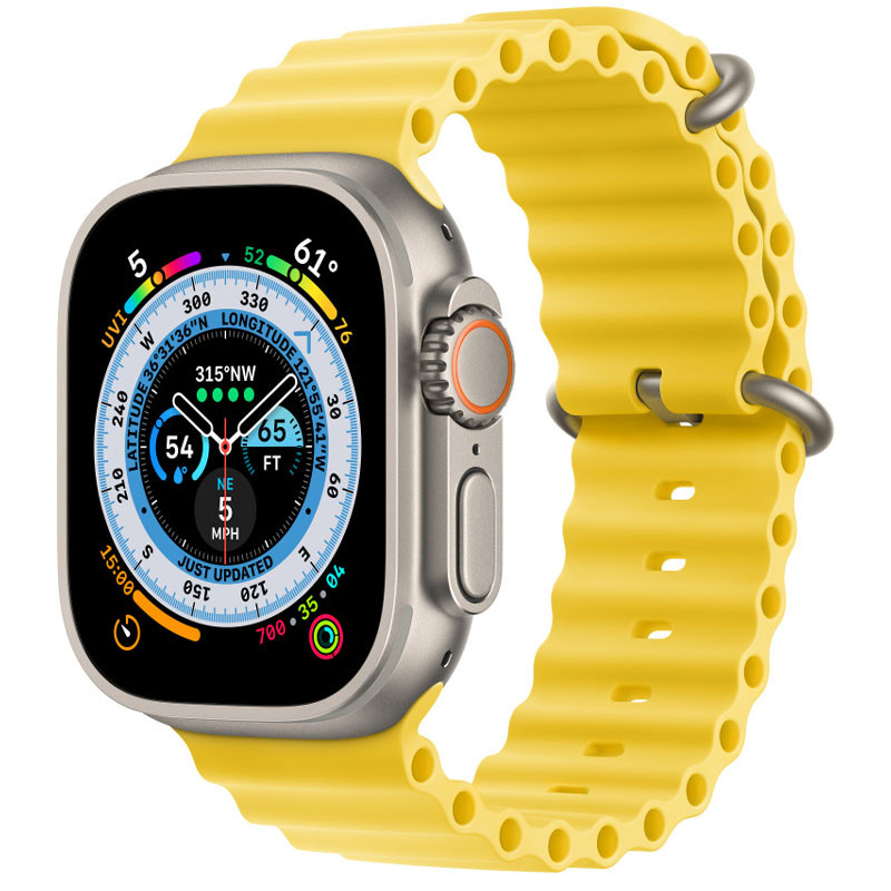 Ремешок Ocean Band для Apple Watch 42/44/45/46/49mm (Желтый / Yellow)