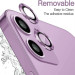 Фото Захисне скло Metal Classic на камеру (в упак.) на Apple iPhone 12 / 12 mini / 11 (Рожевий / Pink) в маназині vchehle.ua