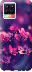 Чехол Пурпурные цветы для Realme 8