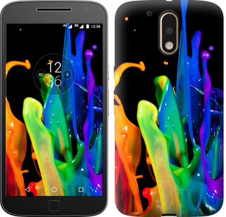 

Чехол брызги краски для Motorola Moto G4 / G4 Plus 381503