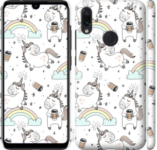 

Чехол Единорог и кофе для Xiaomi Redmi Note 7 840943