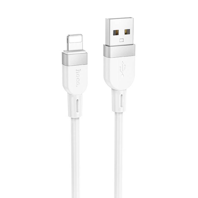 Дата кабель Hoco X109 Energy silicone USB to Lightning (1m) (White)