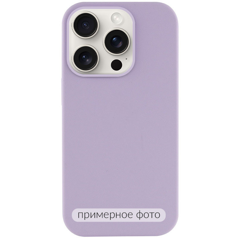 Чехол Silicone Case Full Protective (AA) NO LOGO для Apple iPhone 17 Air (6.6") (Сиреневый / Lilac)