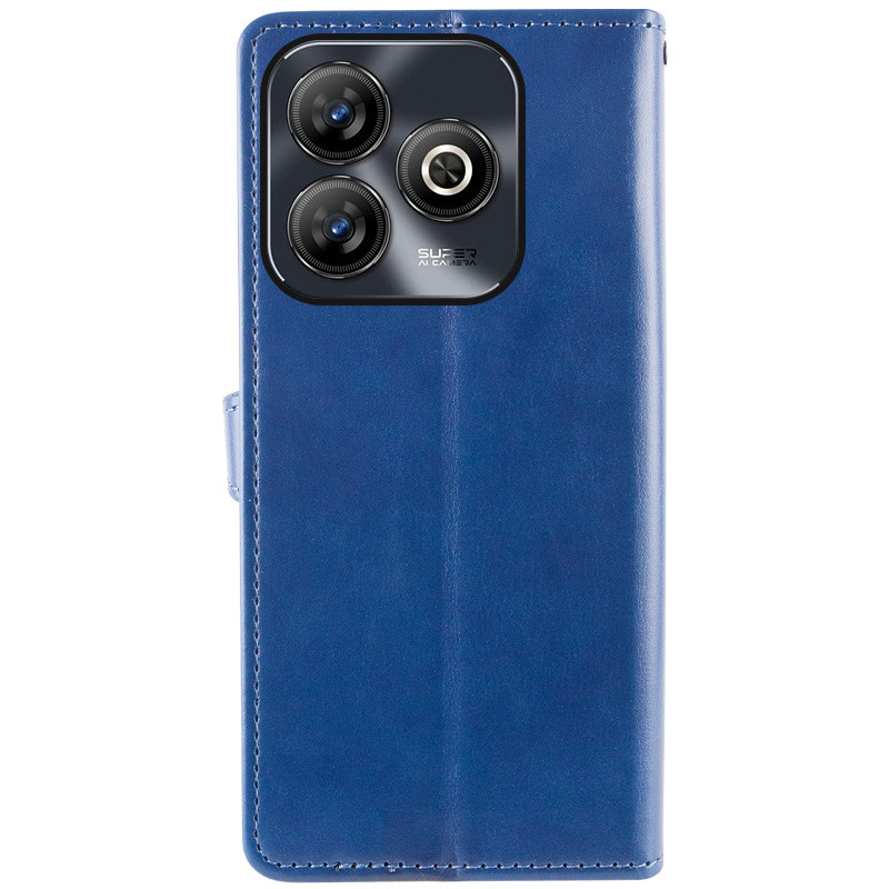 Заказать Кожаный чехол-книжка GETMAN Gallant (PU) для ZTE Blade A75 4G (Синий) на vchehle.ua