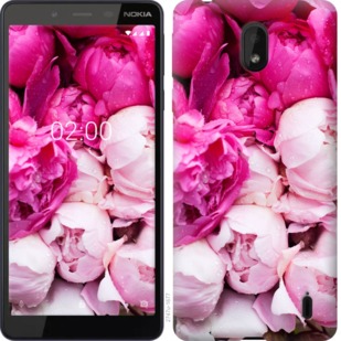 

Чехол Розовые пионы для Nokia 1 Plus 762953