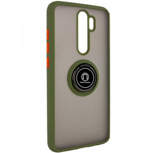 TPU+PC чехол Deen ColorEdgingRing for Magnet для Xiaomi Redmi Note 8 Pro