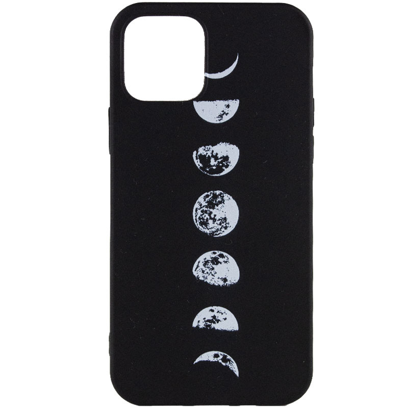 

TPU чехол Space black на Apple iPhone 13 (6.1") (Місячні фази) 1216809