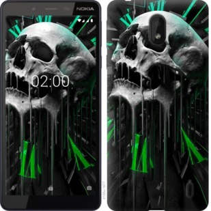 

Чохол Череп-годинник на Nokia 1 Plus 763486