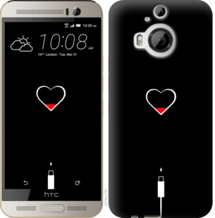 

Чохол Підзарядка серця на HTC One M9 Plus 721144