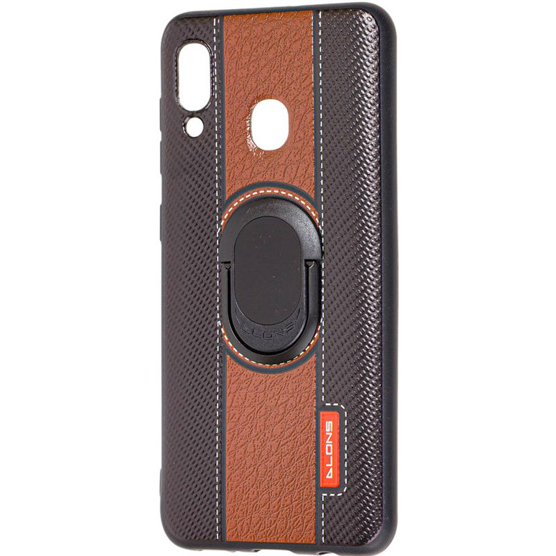 

TPU+PC чехол DLONS NY с держателем-подставкой для Samsung Galaxy A30 (Коричневый) 767247