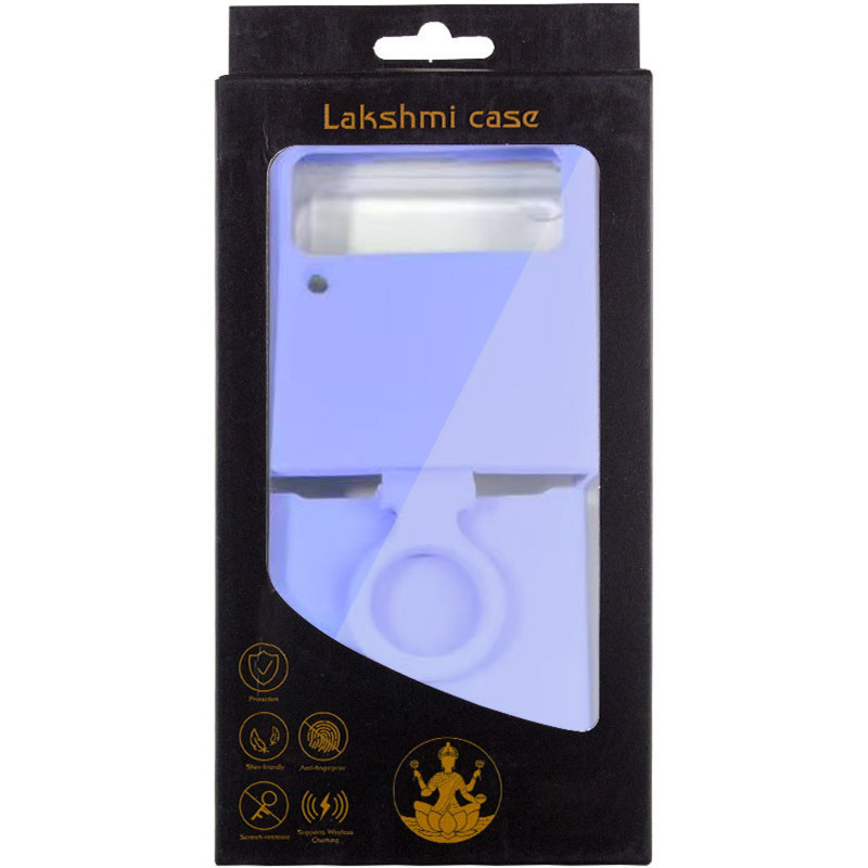 Фото Чехол Foldables Silicone Cover Lakshmi (AAA) для Samsung Galaxy Z Flip4 (Сиреневый / Dasheen) в магазине vchehle.ua