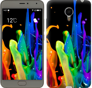 

Чохол бризки фарби на Meizu Metal 381395