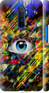 Чехол Абстрактный глаз для Realme X2 Pro