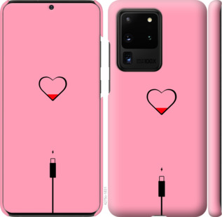 

Чохол Підзарядка сердца1 на Samsung Galaxy S20 Ultra 878715