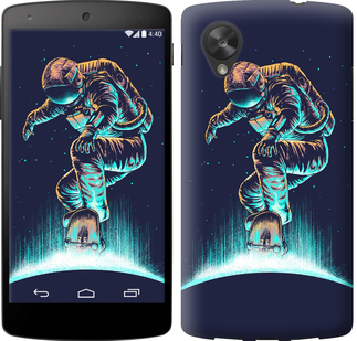 

Чехол Космонавт на скейтборде для LG Nexus 5 591372