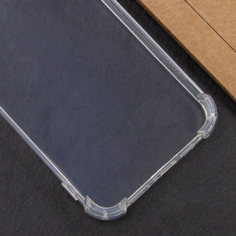 Фото TPU чехол GETMAN Ease logo усиленные углы для ZTE Blade A73 4G (Бесцветный (прозрачный)) в магазине vchehle.ua
