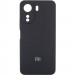 Чехол Silicone Cover Lakshmi Full Camera (AA) with logo для Xiaomi Redmi 13C / Poco C65 (Черный / Black)